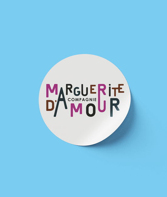 Sticker-Marguerite-d'Amour-Multi--Alice-Pouillier